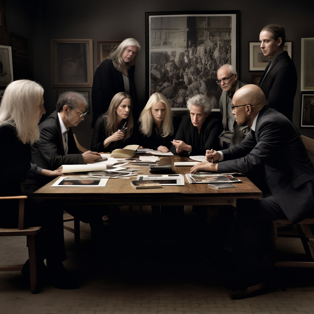 **a human ressource meeting by Annie Leibovitz --v 5** - Image #3